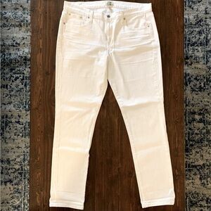 J. Crew Slim Broken In Boyfriend Jeans White Size 31T